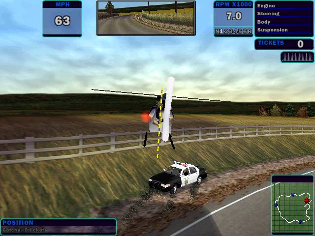 Need For Speed High Stakes Traffic Pursuit Helicopter