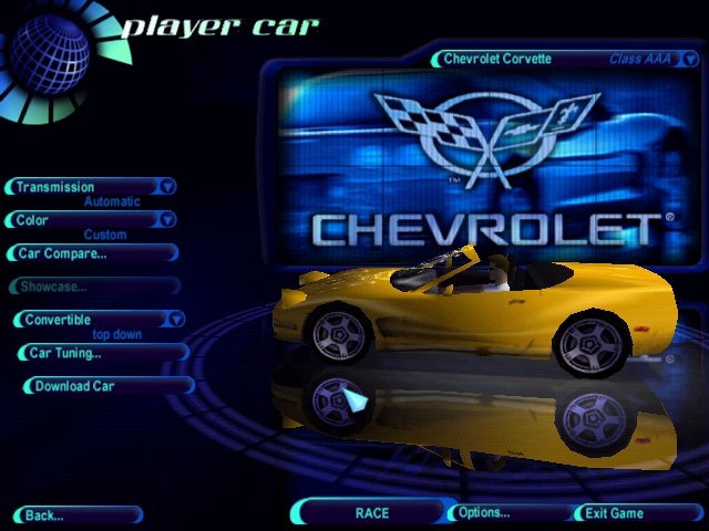 Need For Speed High Stakes Chevrolet Corvette