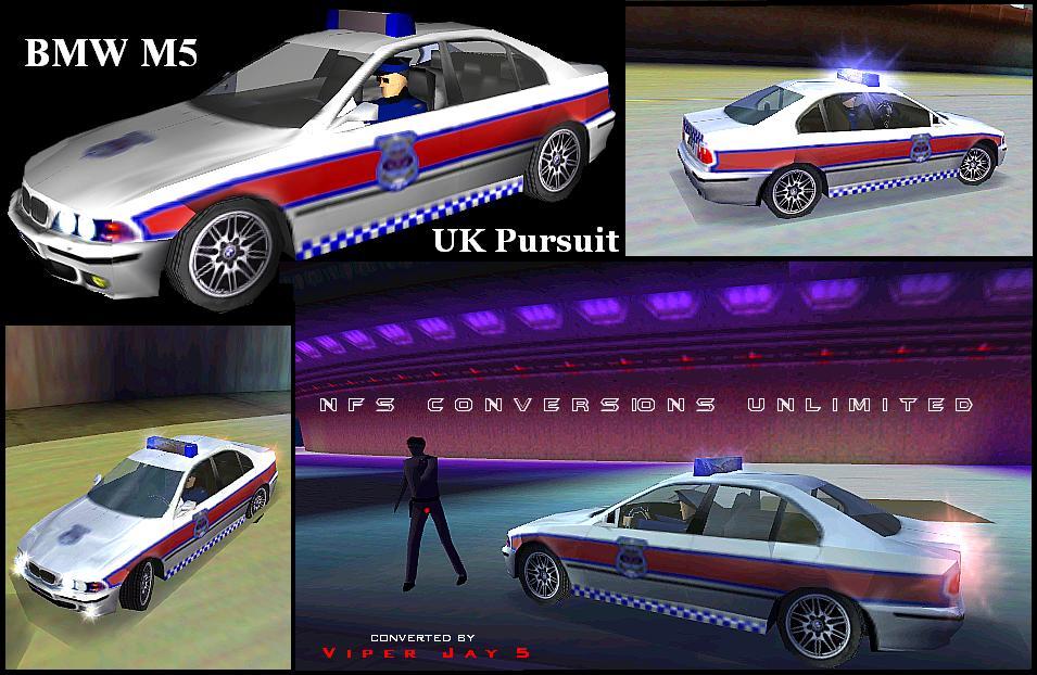 Need For Speed Hot Pursuit BMW M5 - Brittish Pursuit (NFS 4)