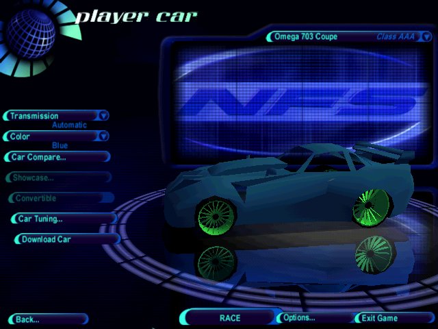 Need For Speed High Stakes Fantasy Omega 703 Coup