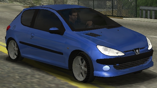 Need For Speed Hot Pursuit 2 Peugeot 206 GTI - S16 (NFS 7)