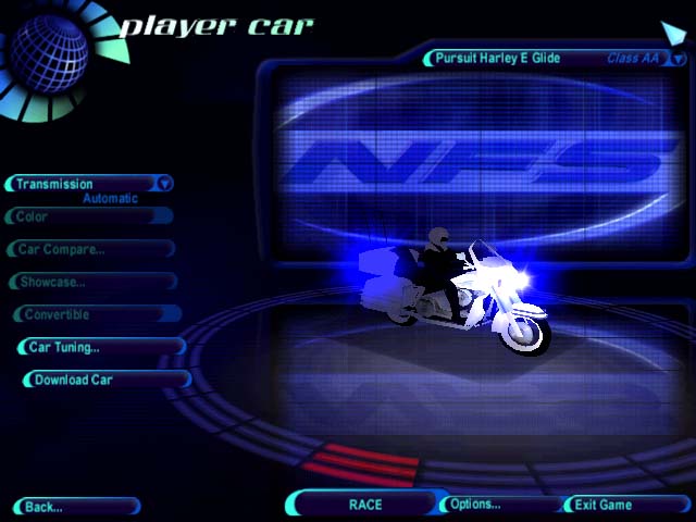 Need For Speed High Stakes Harley Davidson Pursuit Elektra Glide 2
