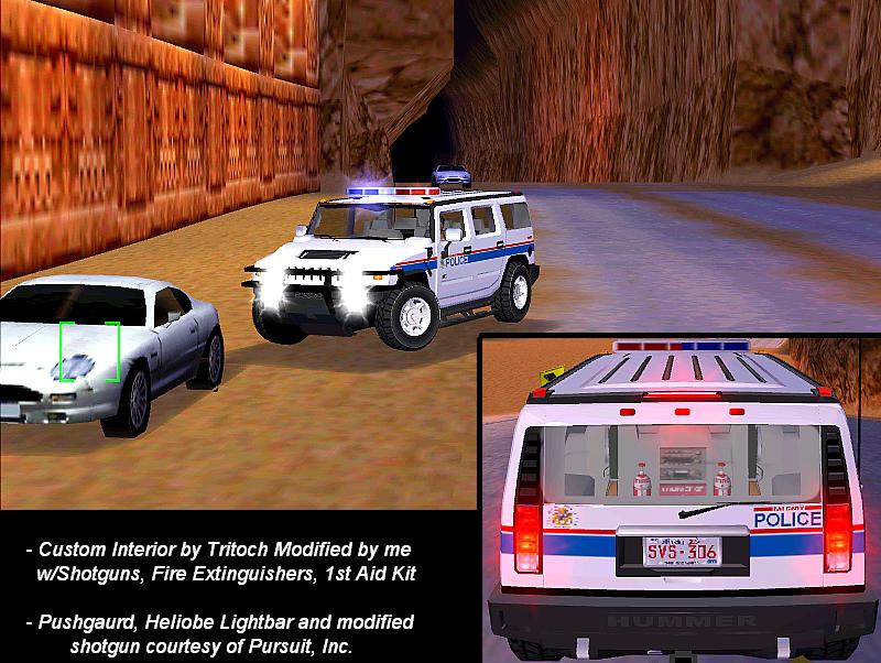 Need For Speed Hot Pursuit AM General Calgary Pursuit Hummer 2