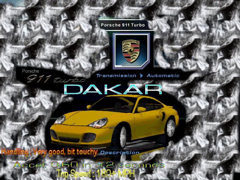 Need For Speed Hot Pursuit 2 Porsche 911 Turbo Dakar