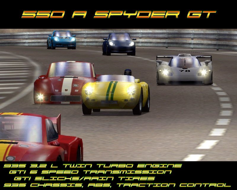 Need For Speed Porsche Unleashed Porsche 550A Spyder GT