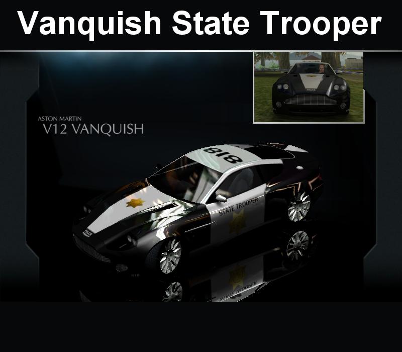 Need For Speed Hot Pursuit 2 Aston Martin Vanquish State Trooper
