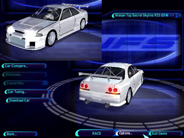 Need For Speed High Stakes Nissan Top Secret Skyline R33