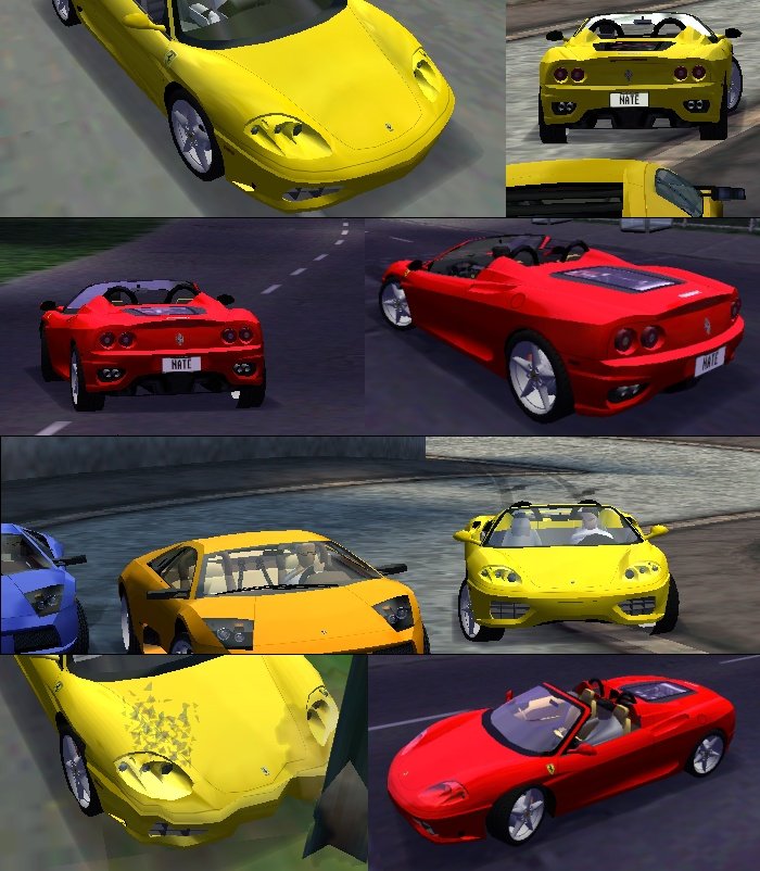 Need For Speed High Stakes Ferrari 360 Modena Spider