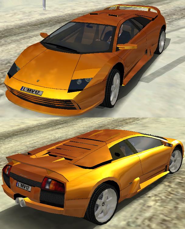 Need For Speed Hot Pursuit 2 Lamborghini Murcielago Evo GT35 (2004)