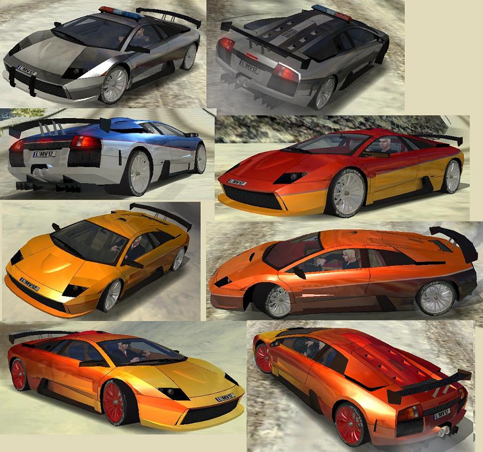 Need For Speed Hot Pursuit 2 Lamborghini Murcielago Dragon Edition (2004)
