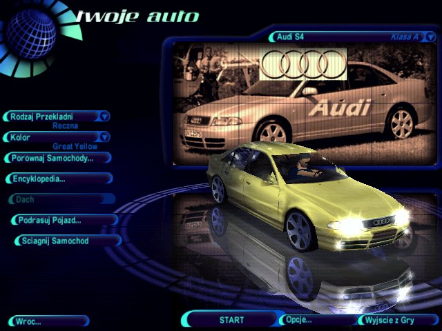Need For Speed High Stakes Audi S4 '98
