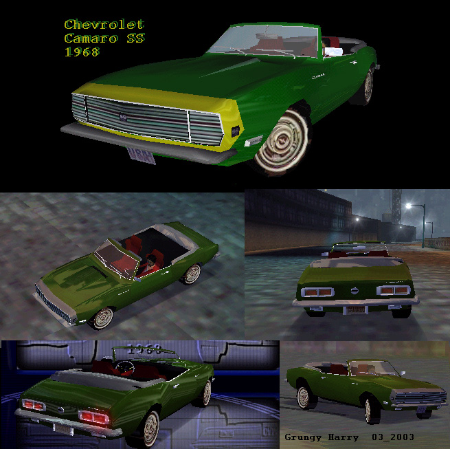 Need For Speed High Stakes Chevrolet Camaro SS Cabriolet (1968)