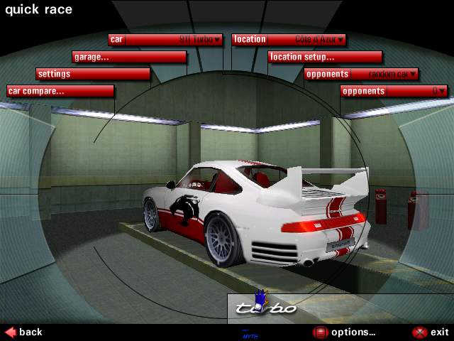Need For Speed Porsche Unleashed Porsche 1995 993 porsche turbo 3.6L (class 1)