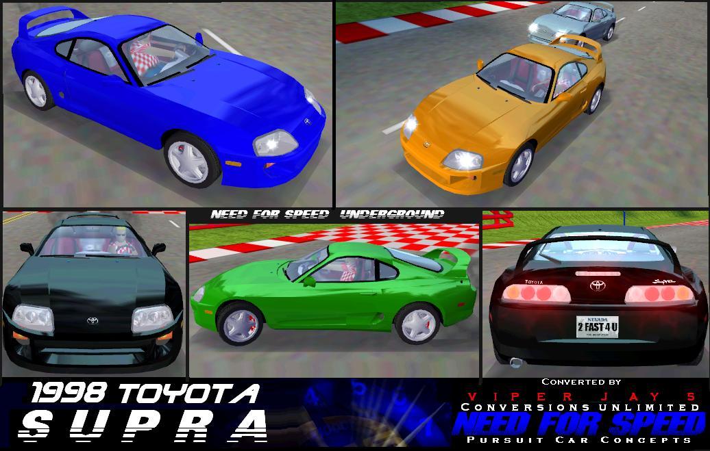 Need For Speed Hot Pursuit Toyota Supra (1998 NFS 7)