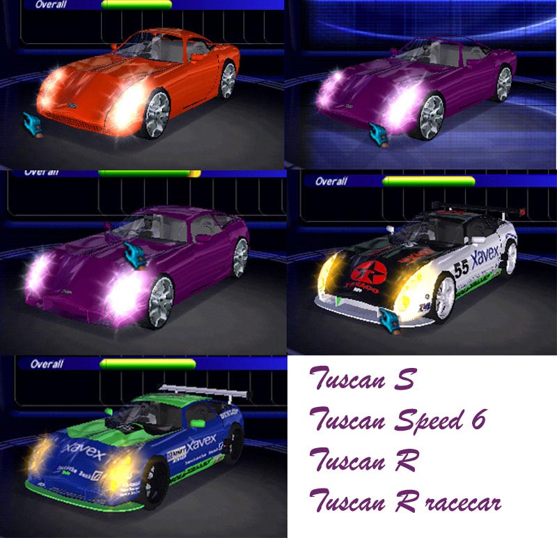 Need For Speed High Stakes TVR Tuscan S (Upgradable)