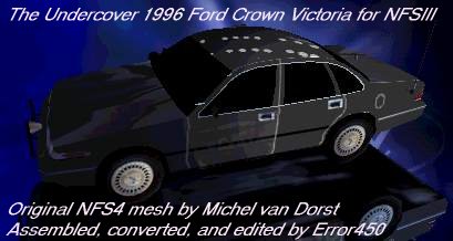 Need For Speed Hot Pursuit Ford Crown Victoria Unmarked (1996)