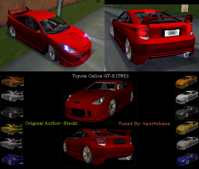 Need For Speed High Stakes Toyota Celica GT-S V4S