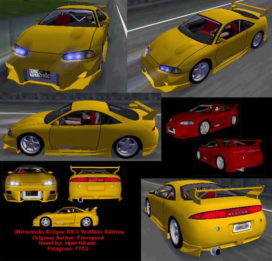 Need For Speed High Stakes Mitsubishi Eclipse GS-T Veilside