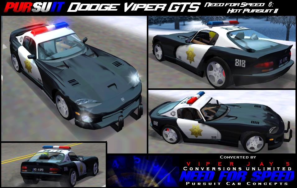 Need For Speed High Stakes Dodge Pursuit Viper GTS ( NFS 6)