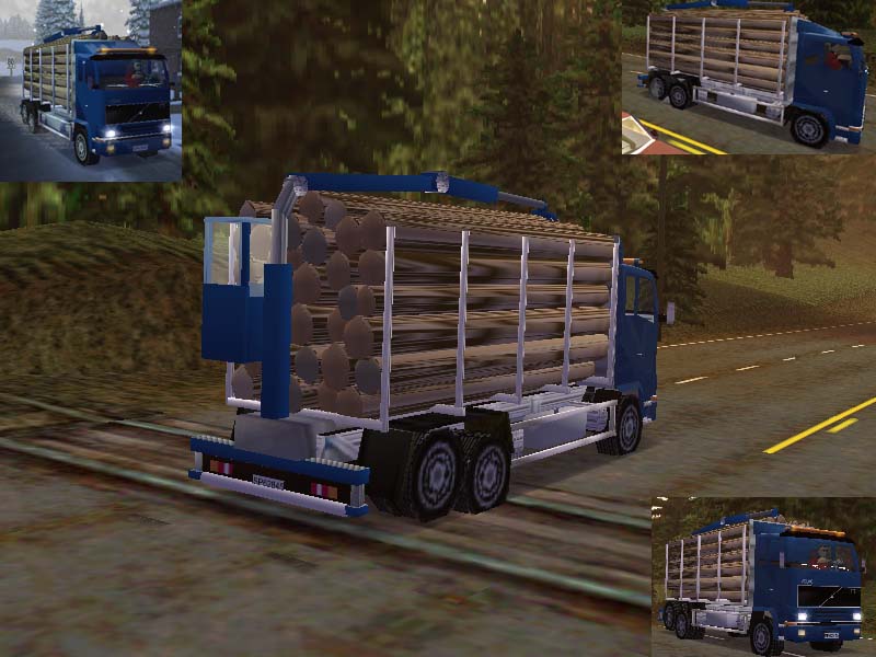 Need For Speed High Stakes Volvo FH12 timber truck ver.2