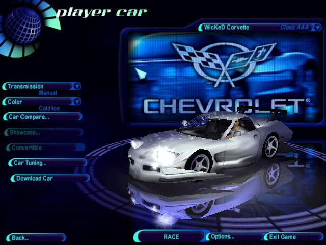 Need For Speed High Stakes Chevrolet Wicked Corvette