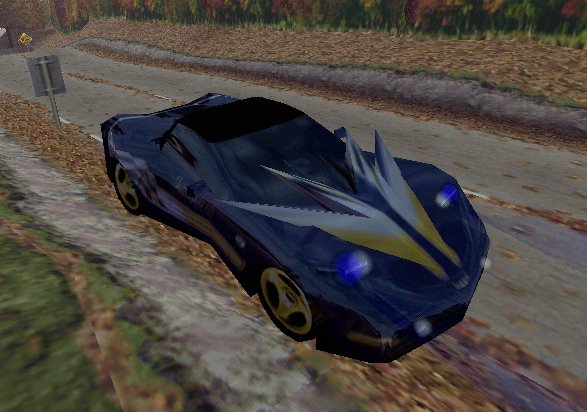 Need For Speed High Stakes Fantasy Wicked X-Speed Corvette 2001
