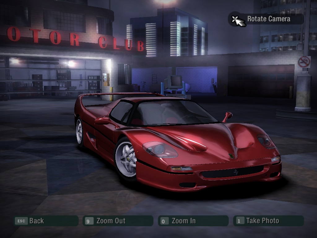 Need For Speed Carbon Ferrari F50