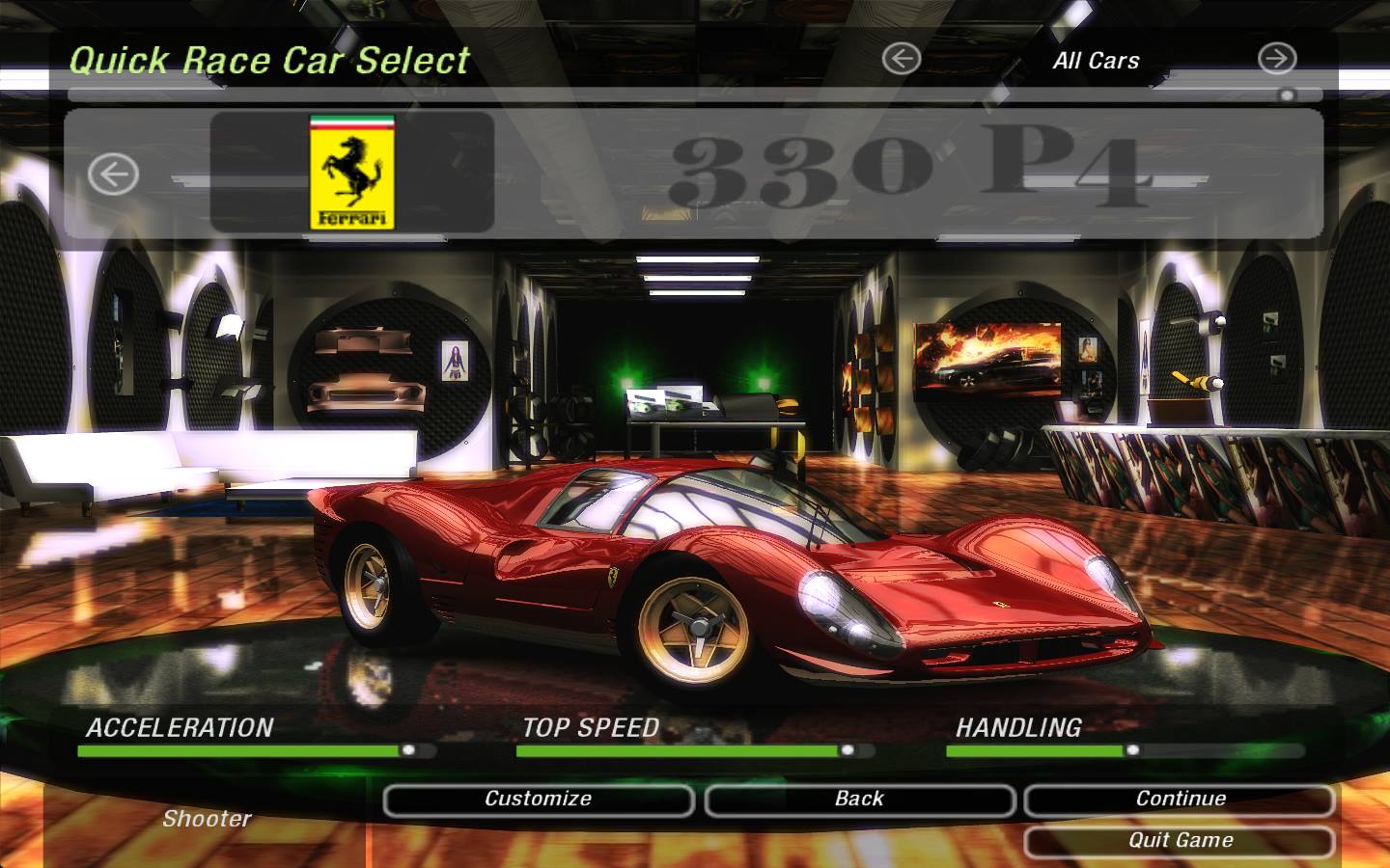 Need For Speed Underground 2 Ferrari 330 P4