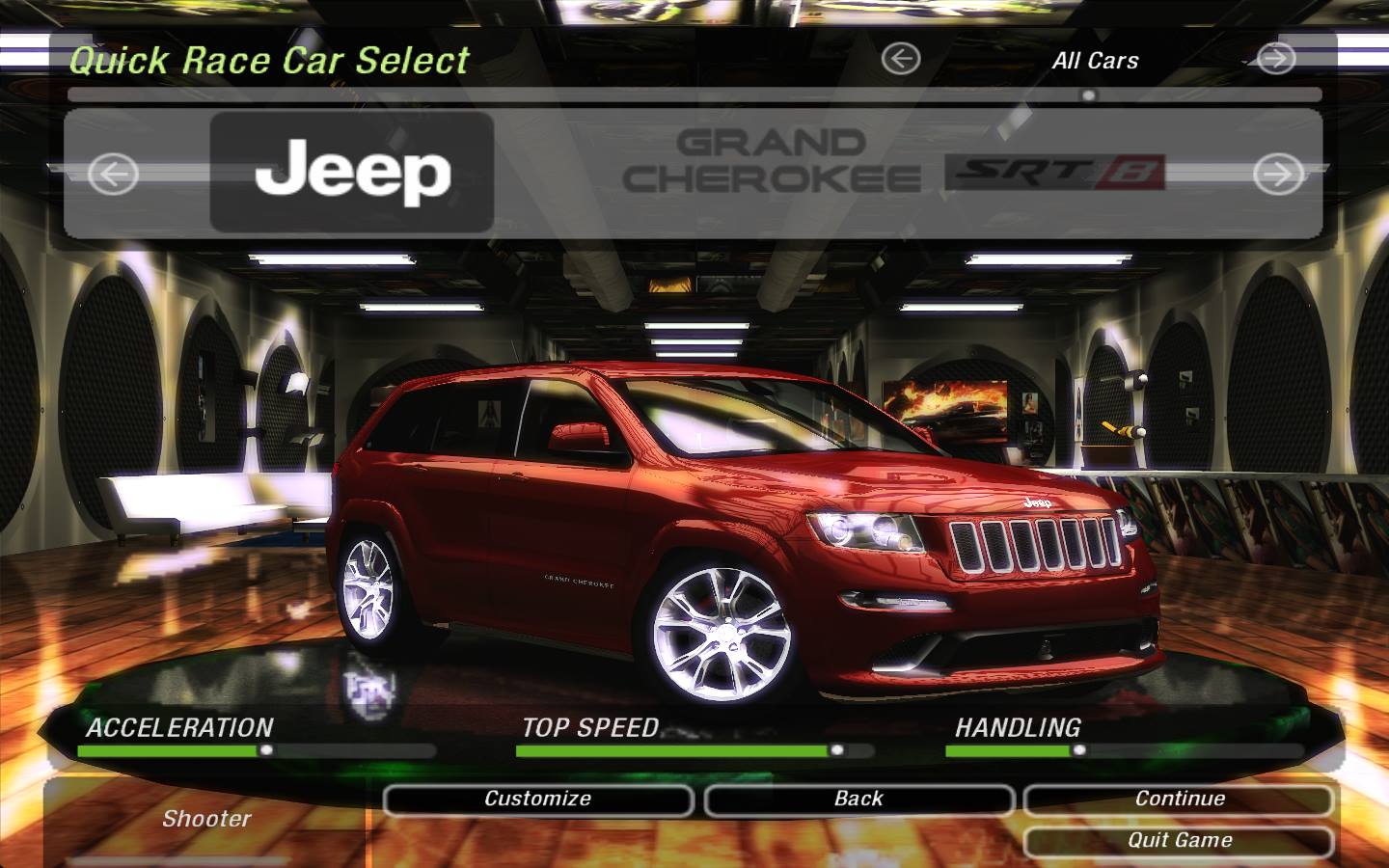 Need For Speed Underground 2 Jeep Grand Cherokee SRT8