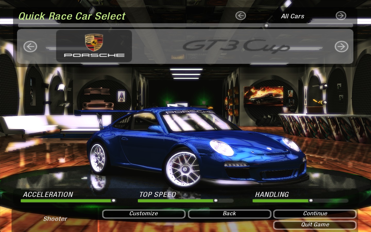Need For Speed Underground 2 Porsche 911 (997-2) GT3 Cup