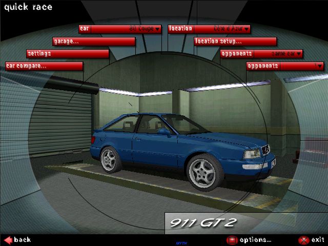 Need For Speed Porsche Unleashed Audi 80 Coupe