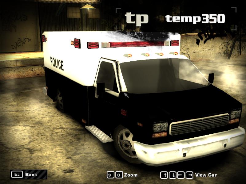 Need For Speed Most Wanted Fantasy Police Van Skin