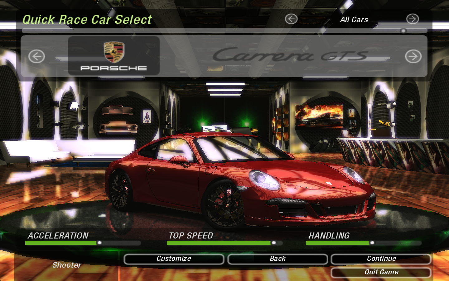 Need For Speed Underground 2 Porsche 911 (991) Carrera GTS