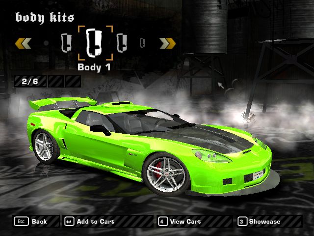 Need For Speed Most Wanted Chevrolet Corvette Z06