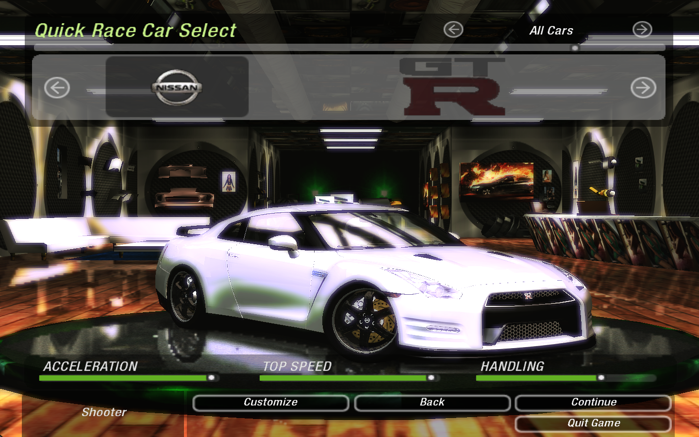 Need For Speed Underground 2 Nissan GT-R Black Edition