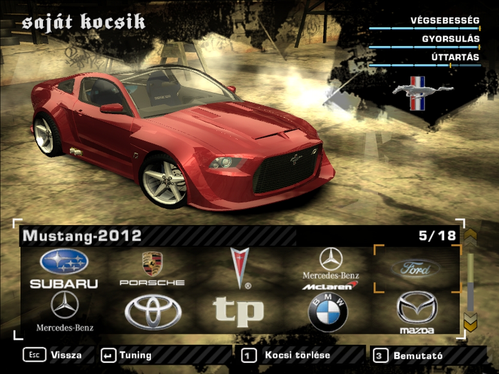 Need For Speed Most Wanted Ford Mustang GT 2012