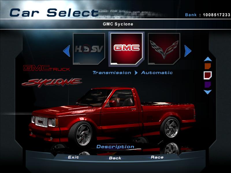 Need For Speed Hot Pursuit 2 GMC Syclone