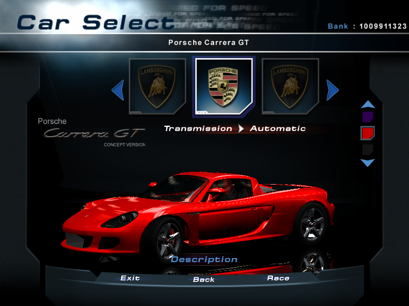 Need For Speed Hot Pursuit 2 Porsche Carrera GT (Shift 2)