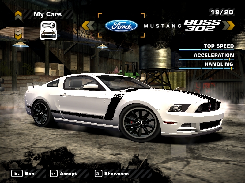 Need For Speed Most Wanted 13 Ford Mustang Boss 302