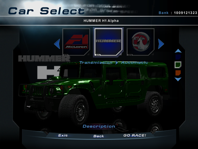 Need For Speed Hot Pursuit 2 HUMMER H1 Alpha