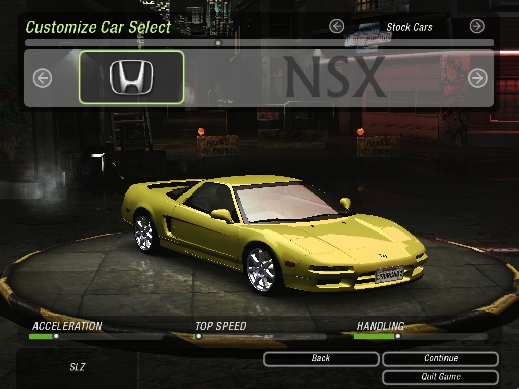 Need For Speed Underground 2 Honda NSX Type-R (1999)