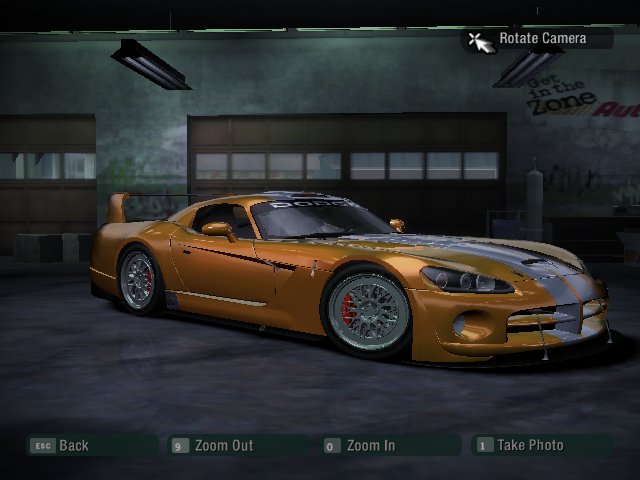 Need For Speed Carbon Dodge Viper Competition Coupe 2003