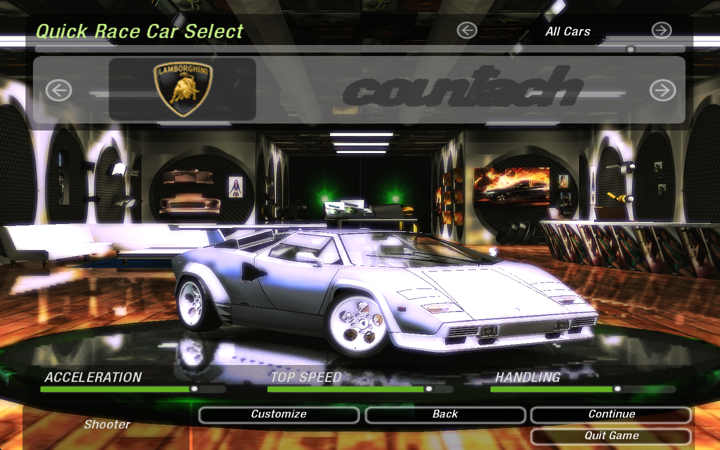 Need For Speed Underground 2 Lamborghini Countach 5000 Quattrovalvole