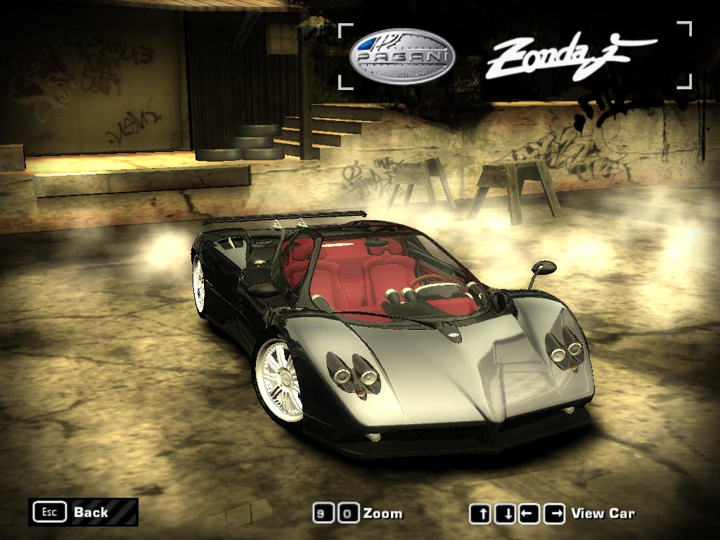 Need For Speed Most Wanted Pagani Zonda F