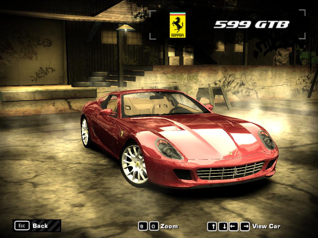 Need For Speed Most Wanted Ferrari 599 GTB Fiorano