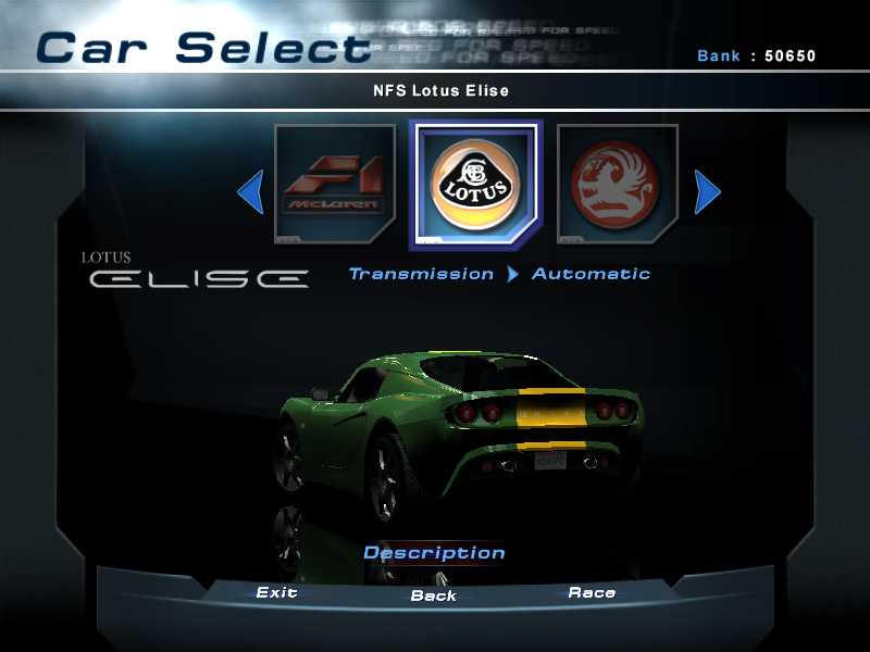 Need For Speed Hot Pursuit 2 Lotus Elise NFS Edition