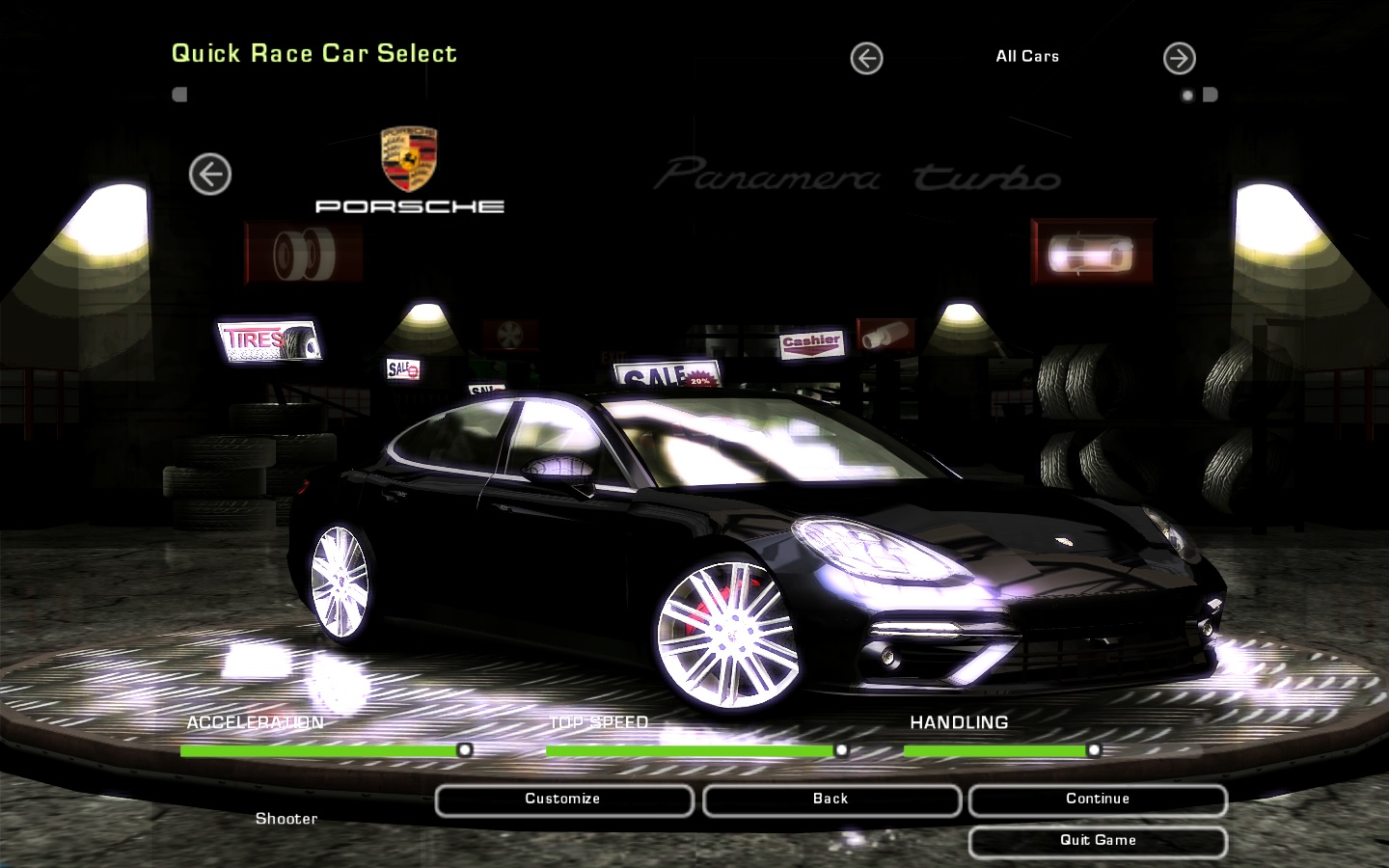 Need For Speed Underground 2 Porsche Panamera (971) Turbo