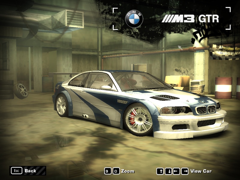 Need For Speed Most Wanted Black Edition BMW M3 GTR Razor Cars