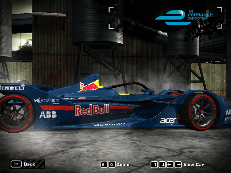 Red Bull Formula E livery + Pirelli tyre texture