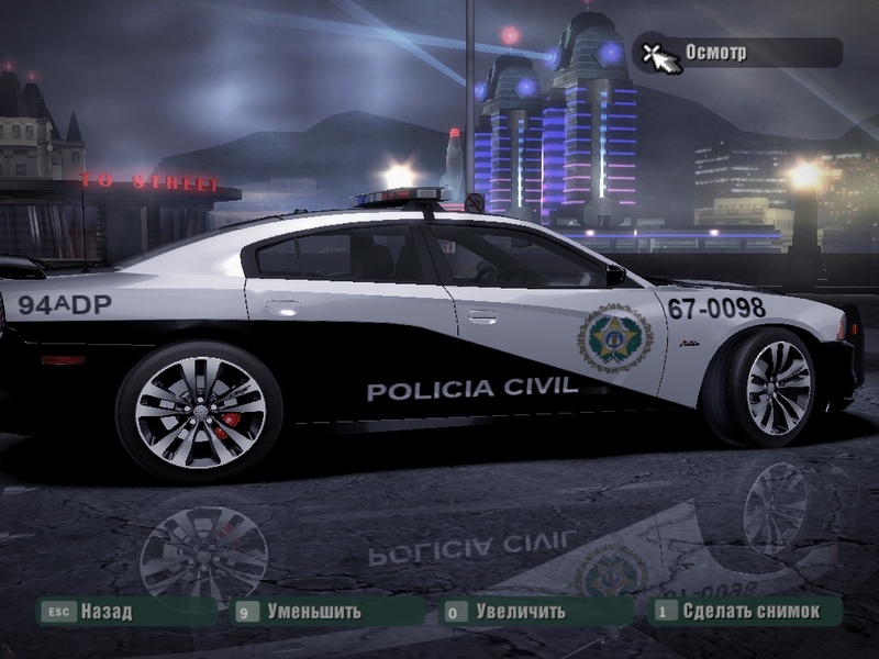 Dodge Charger SRT-8 2012 with F&F5 Police Livery